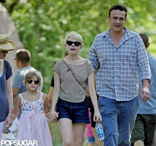 Michelle Williams, Jason Segel, and Matilda Ledger had an afternoon at the zoo.
Michelle Williams, Jason Segel, and Matilda Ledger had an afternoon at the zoo.