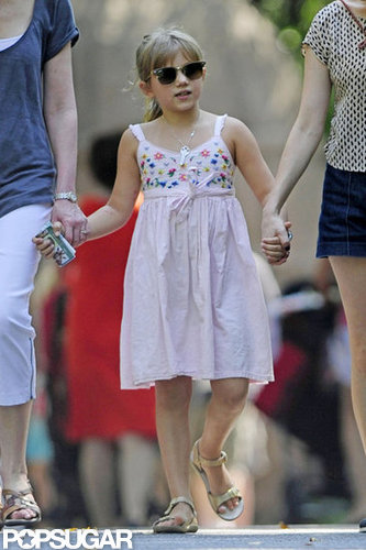 Matilda Ledger wore sunglasses to the zoo.
Matilda Ledger wore sunglasses to the zoo.
