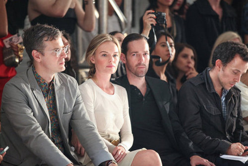 Kate Bosworth and Michael Polish sat side by side at the Altuzarra show.
Kate Bosworth and Michael Polish sat side by side at the Altuzarra show.
