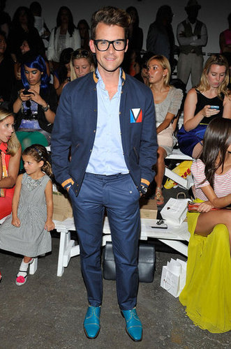 Brad Goreski played it cool and casual at Christian Siriano.
Brad Goreski played it cool and casual at Christian Siriano.