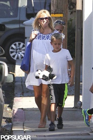 Reese Witherspoon and son Deacon were out and about in LA. Reese Witherspoon and son Deacon were out and about in LA.