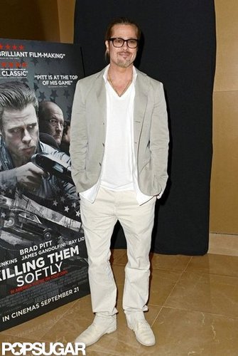 Brad Pitt was in attendance at a screening of Killing Them Softly in London.
Brad Pitt was in attendance at a screening of Killing Them Softly in London.