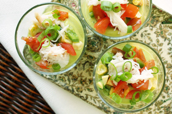 No-Cook Avocado and Corn Soup