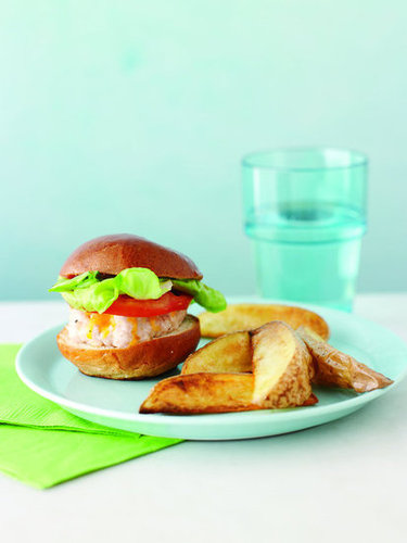 Turkey Sliders With Baked Potato Wedges Turkey Sliders With Baked Potato Wedges