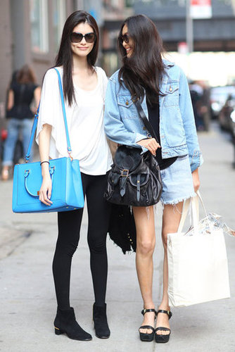 This duo coordinated with a cool mix of blues and blacks.
Source: Greg Kessler
This duo coordinated with a cool mix of blues and blacks.
Source: Greg Kessler