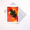 Leaf Print Fall Cards