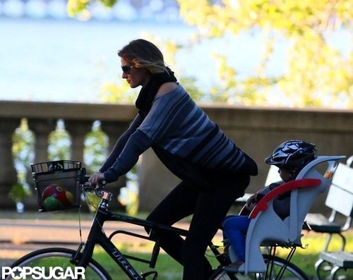 Gisele Bundchen Returns to Boston to Bike With Her Boys Gisele Bundchen Returns to Boston to Bike With Her Boys