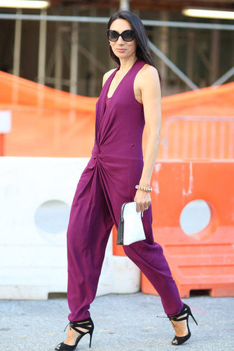 A bold jumpsuit and lace-up heels were the wow factors in this look.
Source: Greg Kessler
A bold jumpsuit and lace-up heels were the wow factors in this look.
Source: Greg Kessler