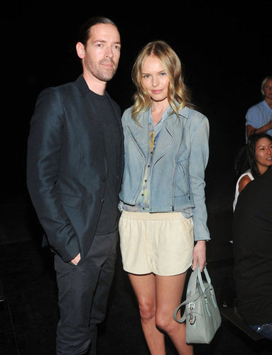 Kate Bosworth and Michael Polish stuck together at the show.
Kate Bosworth and Michael Polish stuck together at the show.