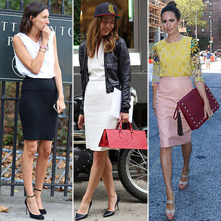 Fashion Week Street Style Pencil Skirt Trend