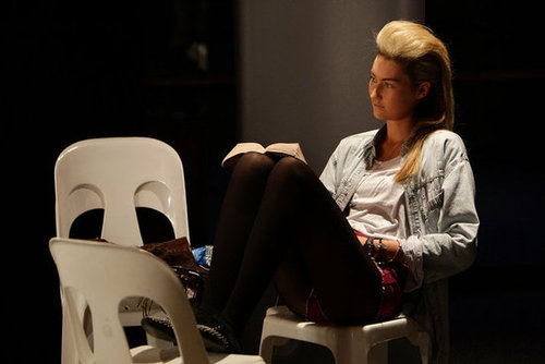 This model found a spot to read during Rosemount Australian Fashion Week in 2010.
This model found a spot to read during Rosemount Australian Fashion Week in 2010.