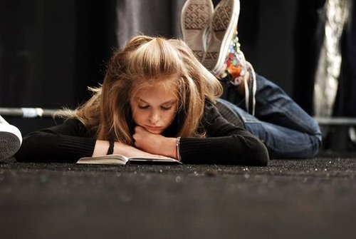 The floor made an acceptable reading spot for this model ahead of the Custo Barcelona Spring 2008 fashion show during Mercedes-Benz Fashion Week.
The floor made an acceptable reading spot for this model ahead of the Custo Barcelona Spring 2008 fashion show during Mercedes-Benz Fashion Week.