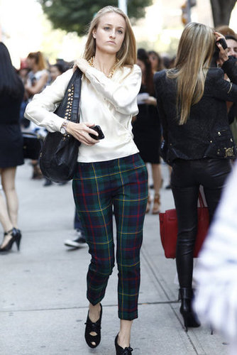 Tartan plaid pants set this take on easy separates apart from the crowd.
Source: Greg Kessler
Tartan plaid pants set this take on easy separates apart from the crowd.
Source: Greg Kessler