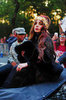 Pictures of Lady Gaga In a Red Convertible in New York to Launch Her Perfume Fame
