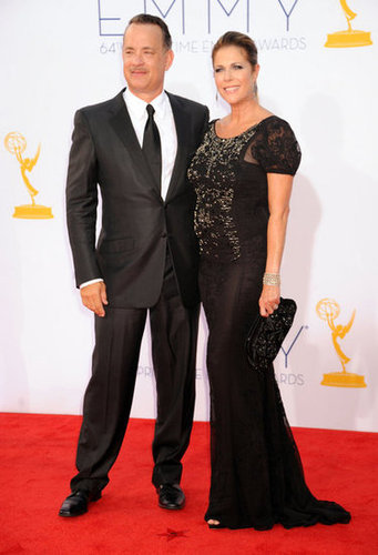 Tom Hanks and Rita Wilson posed side-by-side.
Tom Hanks and Rita Wilson posed side-by-side.