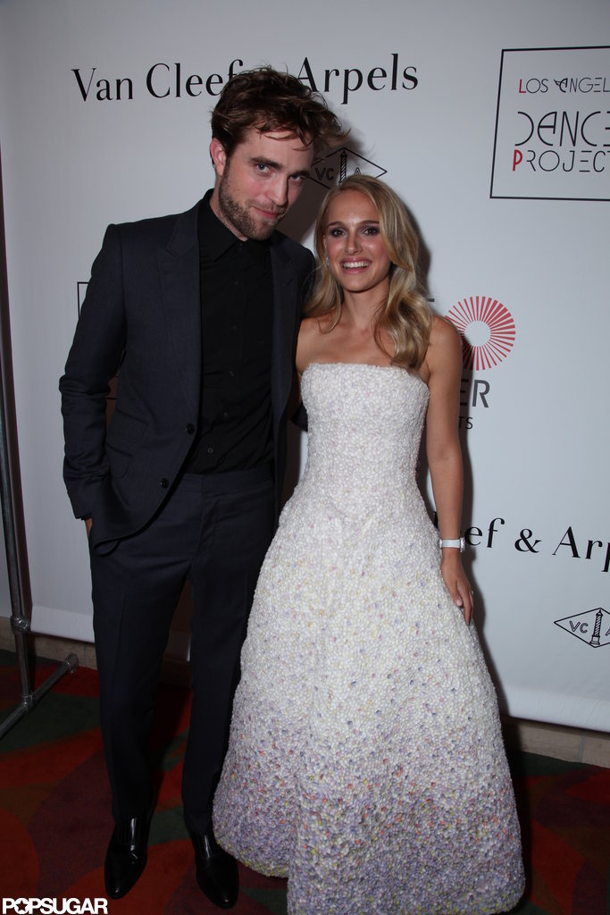 Natalie Portman Debuts Blond Locks at Dinner With Robert Pattinson Natalie Portman Debuts Blond Locks at Dinner With Robert Pattinson