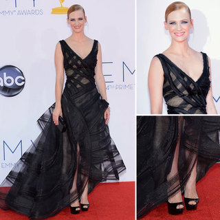 January Jones at the Emmys 2012