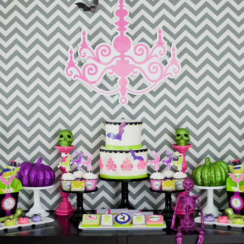 Halloween Party With Glitter and Girlie Details
