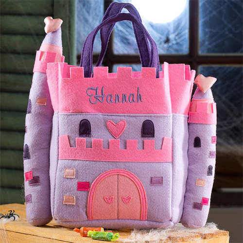 Princess Castle Embroidered Trick-or-Treat Bag Princess Castle Embroidered Trick-or-Treat Bag
