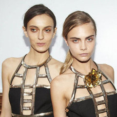 Sass and Bide's Hair Look By Renya Xydis and Cloud Nine For London Fashion Week