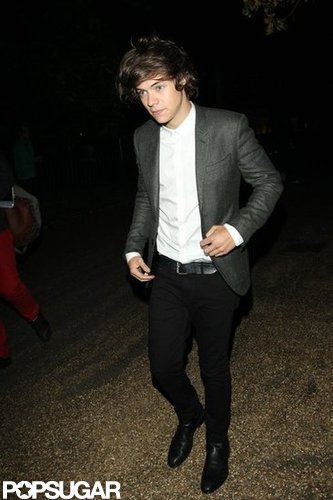 Harry Styles partied in London.
Harry Styles partied in London.