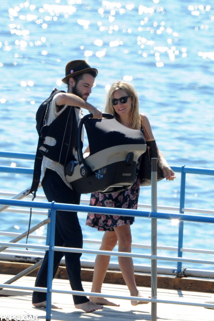 Sienna Miller and Tom Sturridge brought baby Marlowe along on a getaway to Positano.
Sienna Miller and Tom Sturridge brought baby Marlowe along on a getaway to Positano.