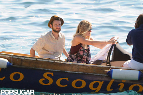 Sienna Miller checked on baby Marlowe while on a boat with Tom Sturridge.
Sienna Miller checked on baby Marlowe while on a boat with Tom Sturridge.