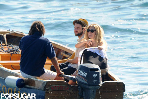 Tom Sturridge and Sienna Miller brought Marlowe Sturridge with them on a boat ride in Positano.
Tom Sturridge and Sienna Miller brought Marlowe Sturridge with them on a boat ride in Positano.