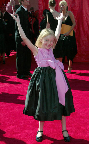 Dakota Fanning was full of energy for her walk down the red carpet in 2003.
Dakota Fanning was full of energy for her walk down the red carpet in 2003.