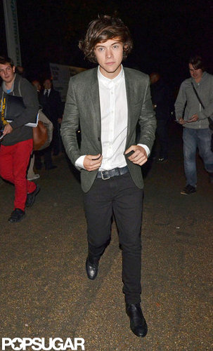 Harry Styles partied in London.
Harry Styles partied in London.