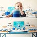 A Blue Ombre Surf Birthday Brunch