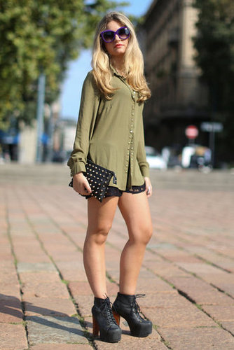 Milan Fashion Week Street Style Milan Fashion Week Street Style