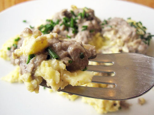Creamy Mushroom Scrambled Eggs Creamy Mushroom Scrambled Eggs