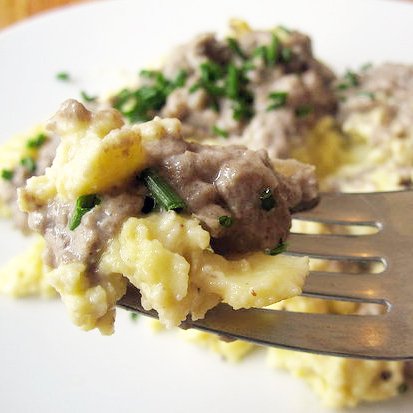 Creamy White Mushroom Scrambled Egg Recipe 2010-10-06 11:52:05