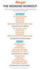 Weekend Workout Poster