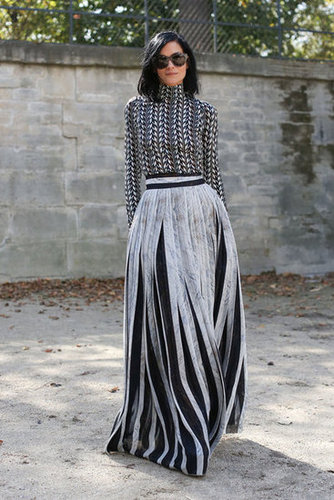 Leigh Lezark took black and white to dramatic lengths, quite literally.
Leigh Lezark took black and white to dramatic lengths, quite literally.