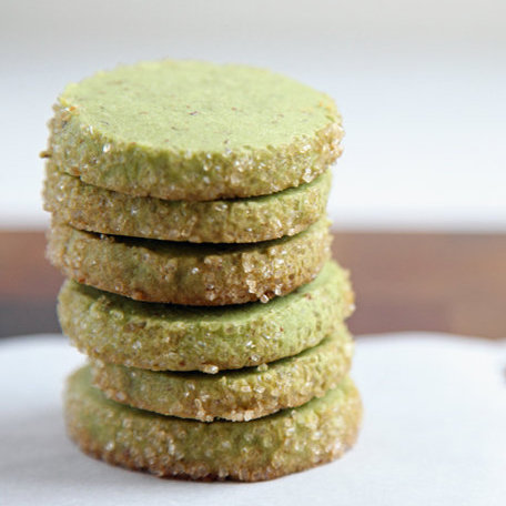 Matcha Almond Shortbread Matcha Almond Shortbread