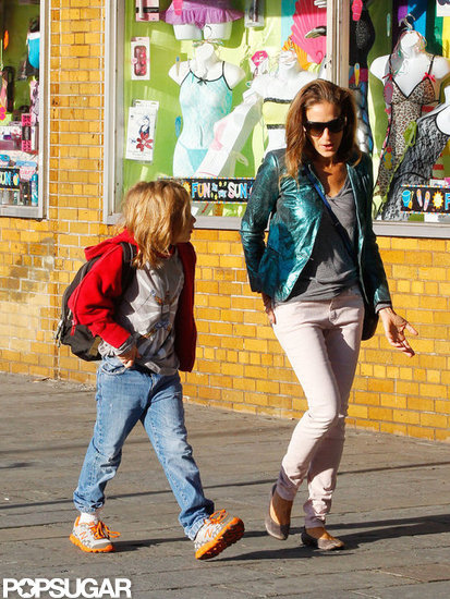 Sarah Jessica Parker chatted with her son, James Wilkie Broderick.
Sarah Jessica Parker chatted with her son, James Wilkie Broderick.