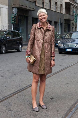 It was all about a metallic mashup, topped off with slick slippers.
Source: IMAXtree
It was all about a metallic mashup, topped off with slick slippers.
Source: IMAXtree