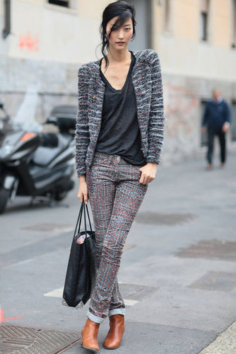 Textural intrigue, a must-have pair of boots, and the perfect slouchy t-shirt — these are the makings of an ideal Fall ensemble.
Source: Greg Kessler
Textural intrigue, a must-have pair of boots, and the perfect slouchy t-shirt — these are the makings of an ideal Fall ensemble.
Source: Greg Kessler