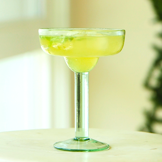 To Your Health: Grapefruit, Green Tea, and Basil Margarita!