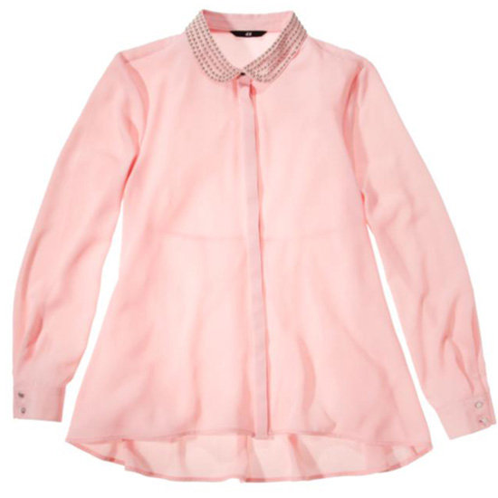 This pretty pink shirt features a cool embellished collar and is part of H&M's selection of Perfectly Pink products. The best part? Twenty-five percent of the purchase price of any perfectly pink items will go directly to the American Cancer Society. H&M perfectly pink products are available at H&M stores.
This pretty pink shirt features a cool embellished collar and is part of H&M's selection of Perfectly Pink products. The best part? Twenty-five percent of the purchase price of any perfectly pink items will go directly to the American Cancer Society. H&M perfectly pink products are available at H&M stores.