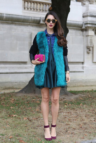 Textural intrigue made all the more intriguing with bright hues and girlie shades.
Textural intrigue made all the more intriguing with bright hues and girlie shades.