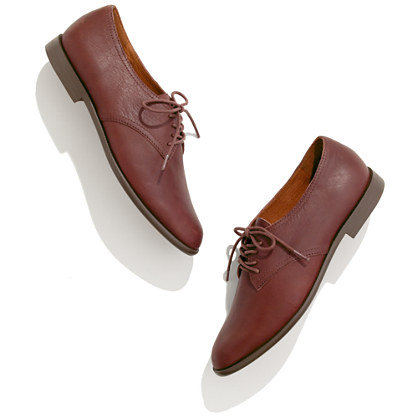 Madewell's Bookstall Oxfords ($165) have that classic borrowed-from-the-boys feel that'll look even better against cuffed boyfriend jeans.
Madewell's Bookstall Oxfords ($165) have that classic borrowed-from-the-boys feel that'll look even better against cuffed boyfriend jeans.