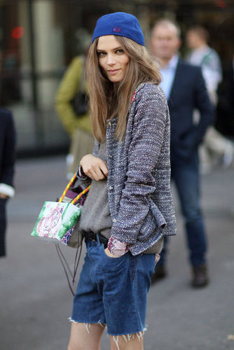 An irresistible tomboy twist on the tweedy jacket.
An irresistible tomboy twist on the tweedy jacket.