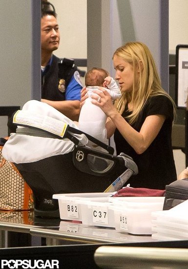 Kristin Cavallari traveled with little Camden Cutler.
Kristin Cavallari traveled with little Camden Cutler.