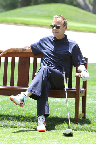 Kiefer Sutherland relaxed on a Burbank, CA, course in June 2012.
Kiefer Sutherland relaxed on a Burbank, CA, course in June 2012.