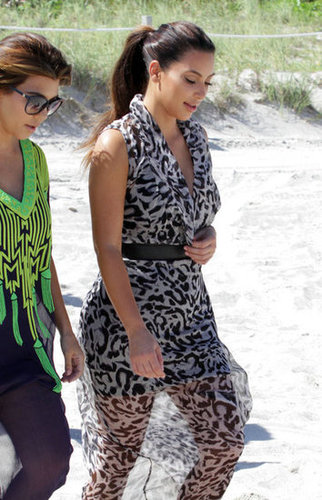 Kim and Kourtney Hit the Beach While Khloe Preps For The X Factor Kim and Kourtney Hit the Beach While Khloe Preps For The X Factor