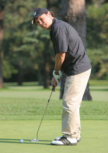 Billy Crystal putted on a course in Burbank, CA, in August 2006.
Billy Crystal putted on a course in Burbank, CA, in August 2006.