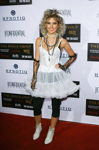 Audrina Patridge went as Madonna to a LA party in 2007.
Audrina Patridge went as Madonna to a LA party in 2007.